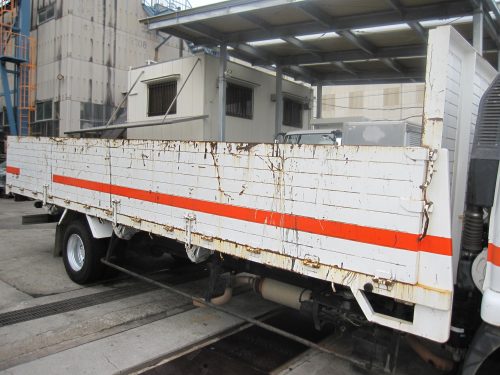 中型4トン スクラップ運搬 平ボディ 車検付