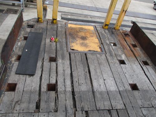 予備検切れシングル引き3軸セミトレーラ