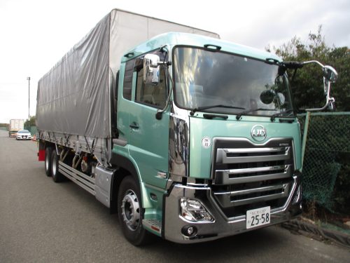 大型アコーディオン幌アルミ平 未使用車レンタカー