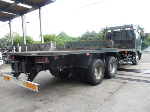 ポールトラクタ用ターンテーブル上枕木