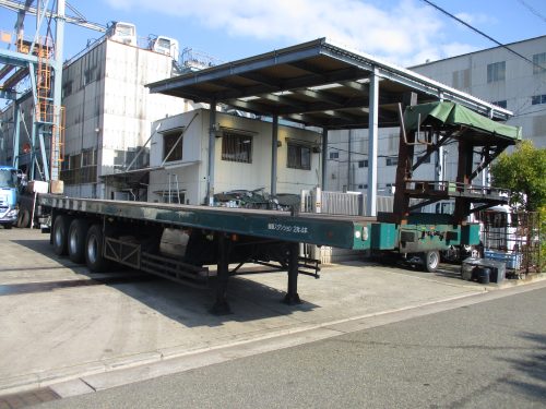車検付き シングル引き 3軸セミトレーラ