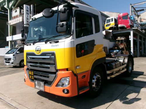 キャビン クオン 2PG-GK5AAD ロールーフ エスコット 現車