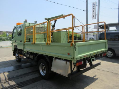 キャンターWキャブ4WD ウインチ付き構内車