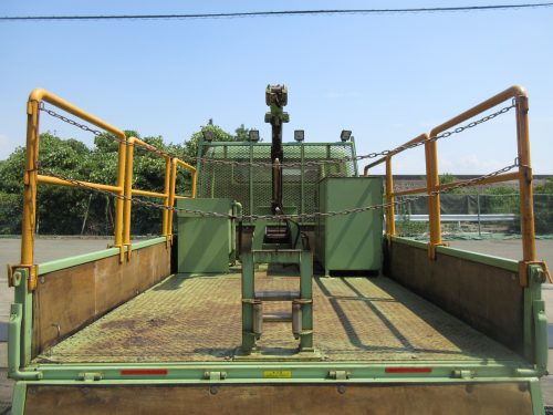 キャンターWキャブ4WD ウインチ付き構内車