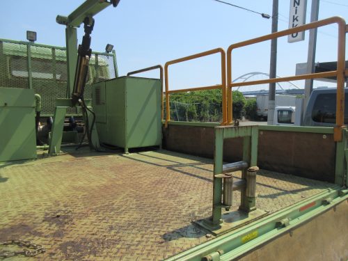 キャンターWキャブ4WD ウインチ付き構内車