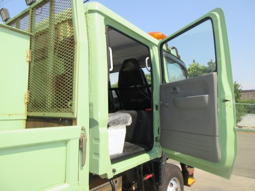 キャンターWキャブ4WD ウインチ付き構内車