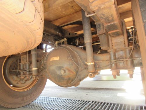 キャンターWキャブ4WD ウインチ付き構内車