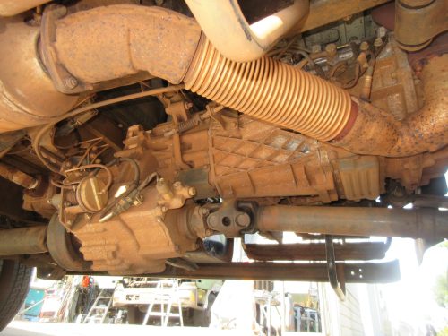 キャンターWキャブ4WD ウインチ付き構内車