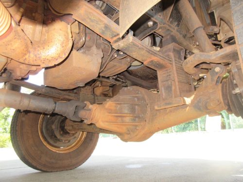 キャンターWキャブ4WD ウインチ付き構内車