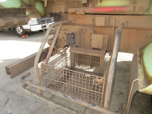 構内未登録25トン清掃車