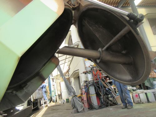 構内未登録25トン清掃車