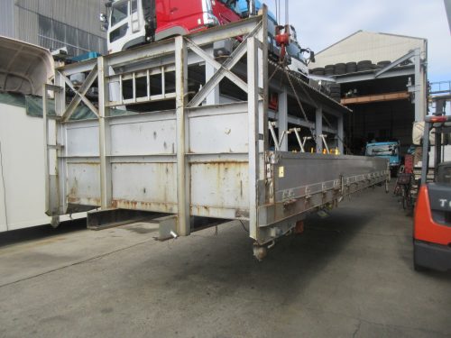 高床3軸 クレーン外しアルミ平ボディ