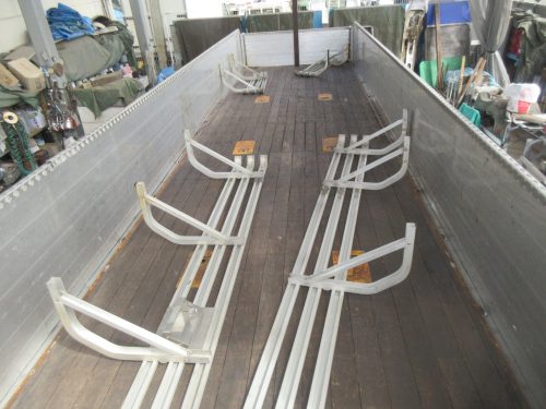 25トン高床3軸用 アルミ平ボディ(元CD5ZA)