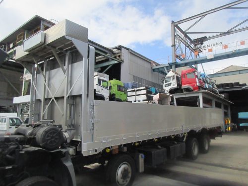 25トン高床3軸用 アルミ平ボディ(元CD5ZA)