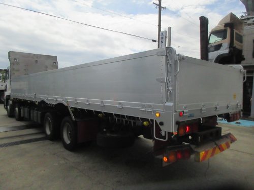 25トン高床3軸用 アルミ平ボディ(元CD5ZA)