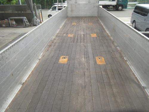 25トン高床3軸用 アルミ平ボディ(元CD5ZA)