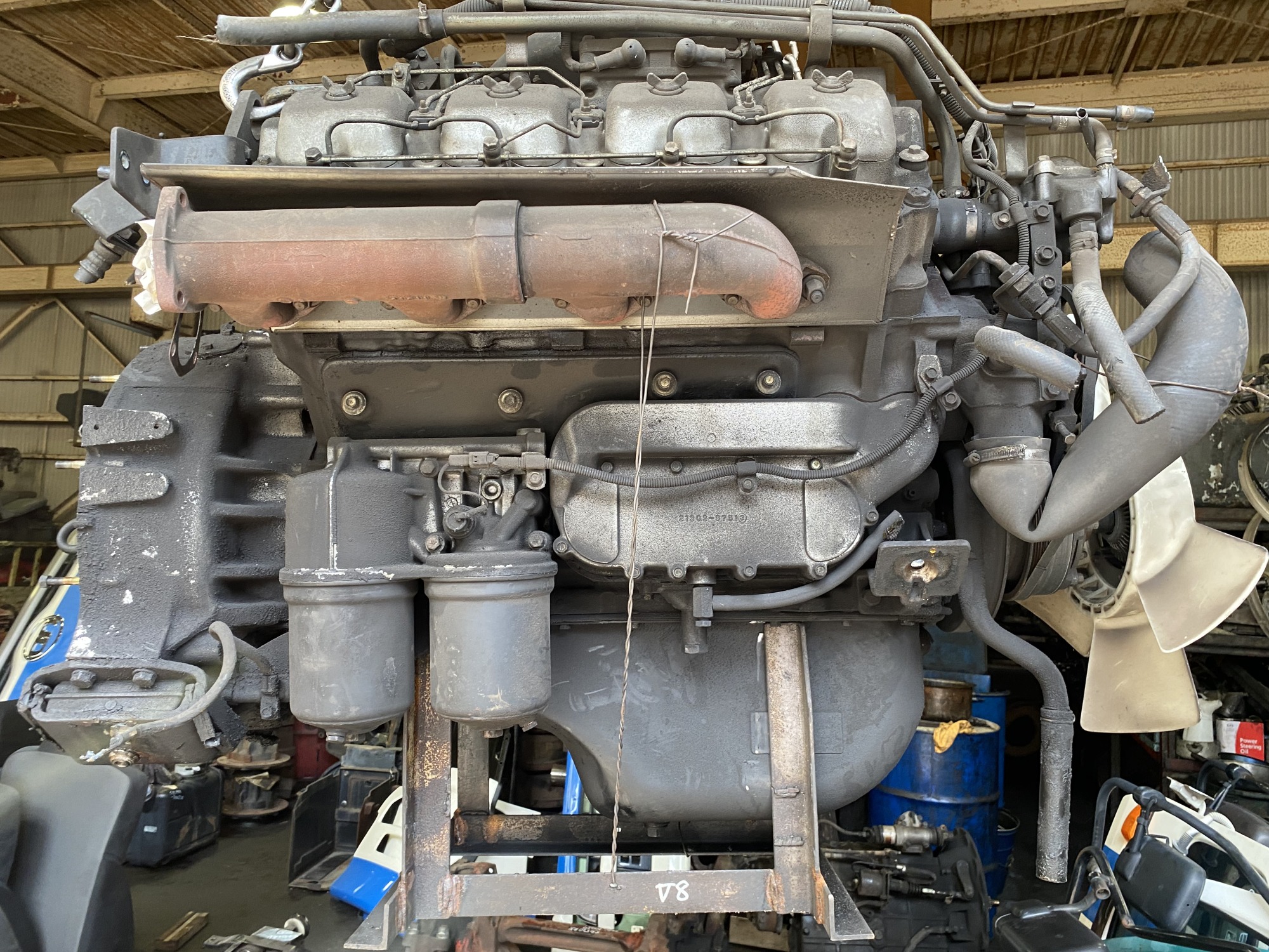 エンジンAssy A490 RF8 ビッグサム U-CD520RN 構内車