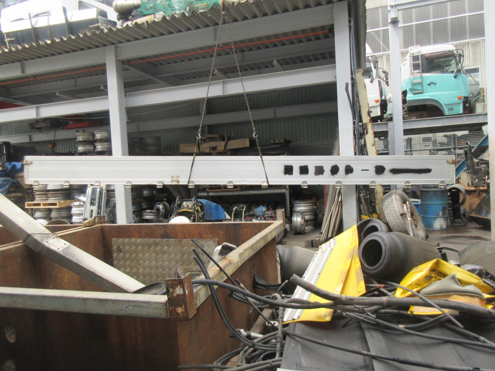 4軸低床用 アルミ煽り 5方開用