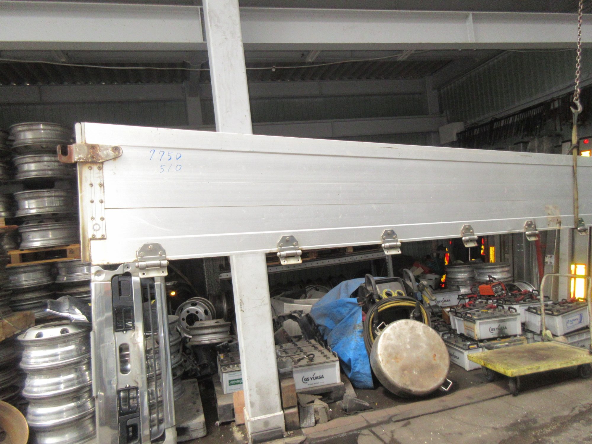 4軸低床用 アルミ煽り 5方開用