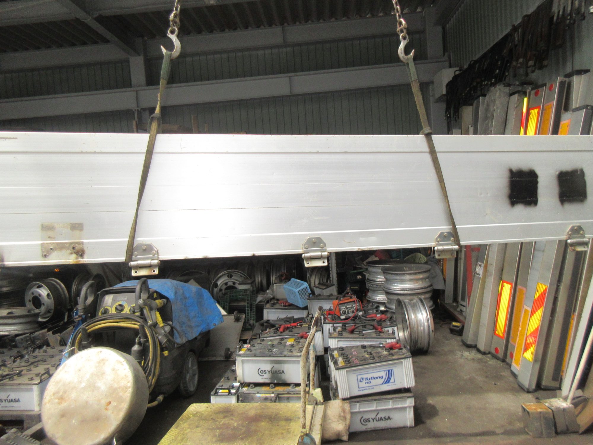 4軸低床用 アルミ煽り 5方開用