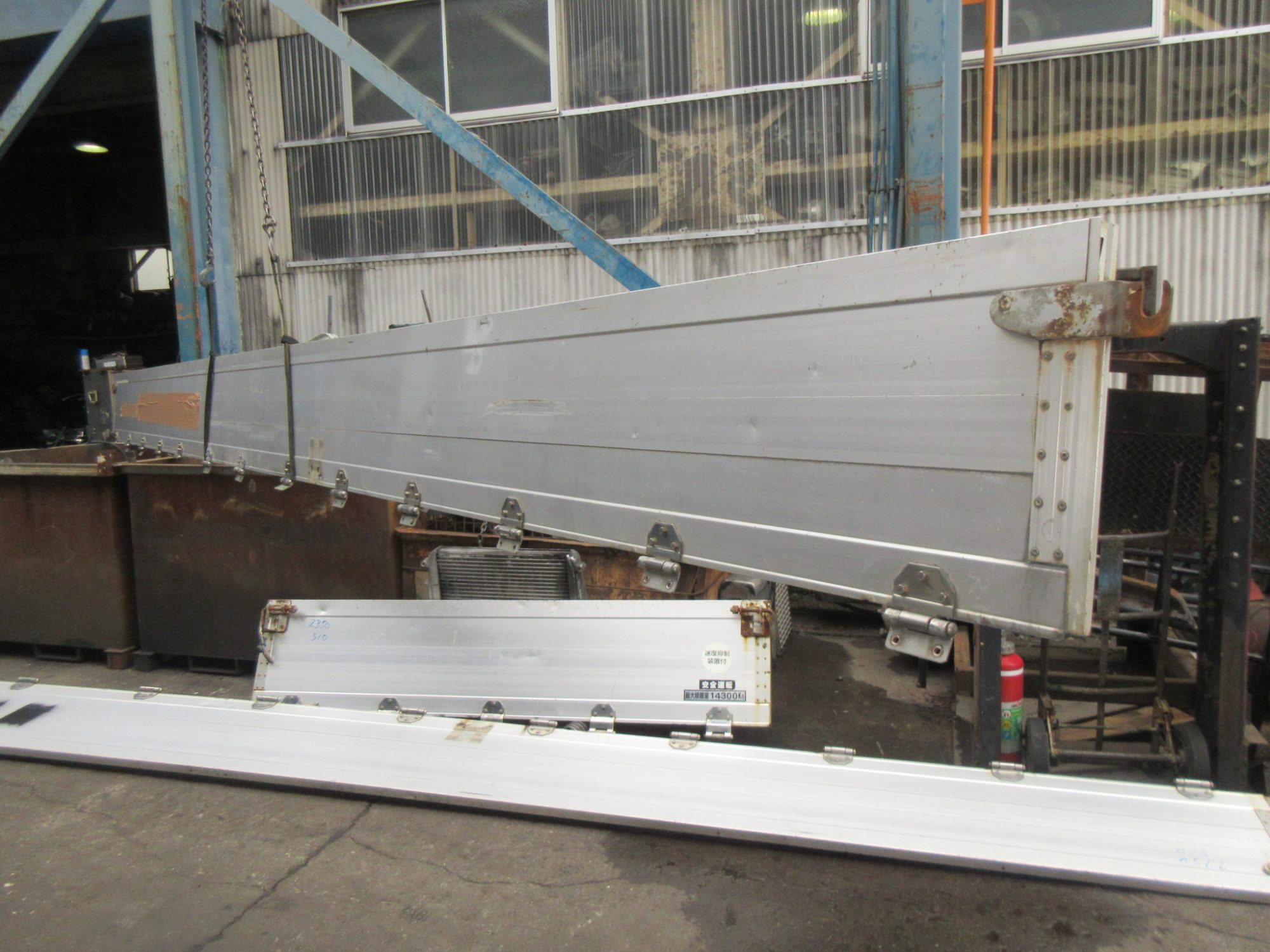 4軸低床用 アルミ煽り 5方開用