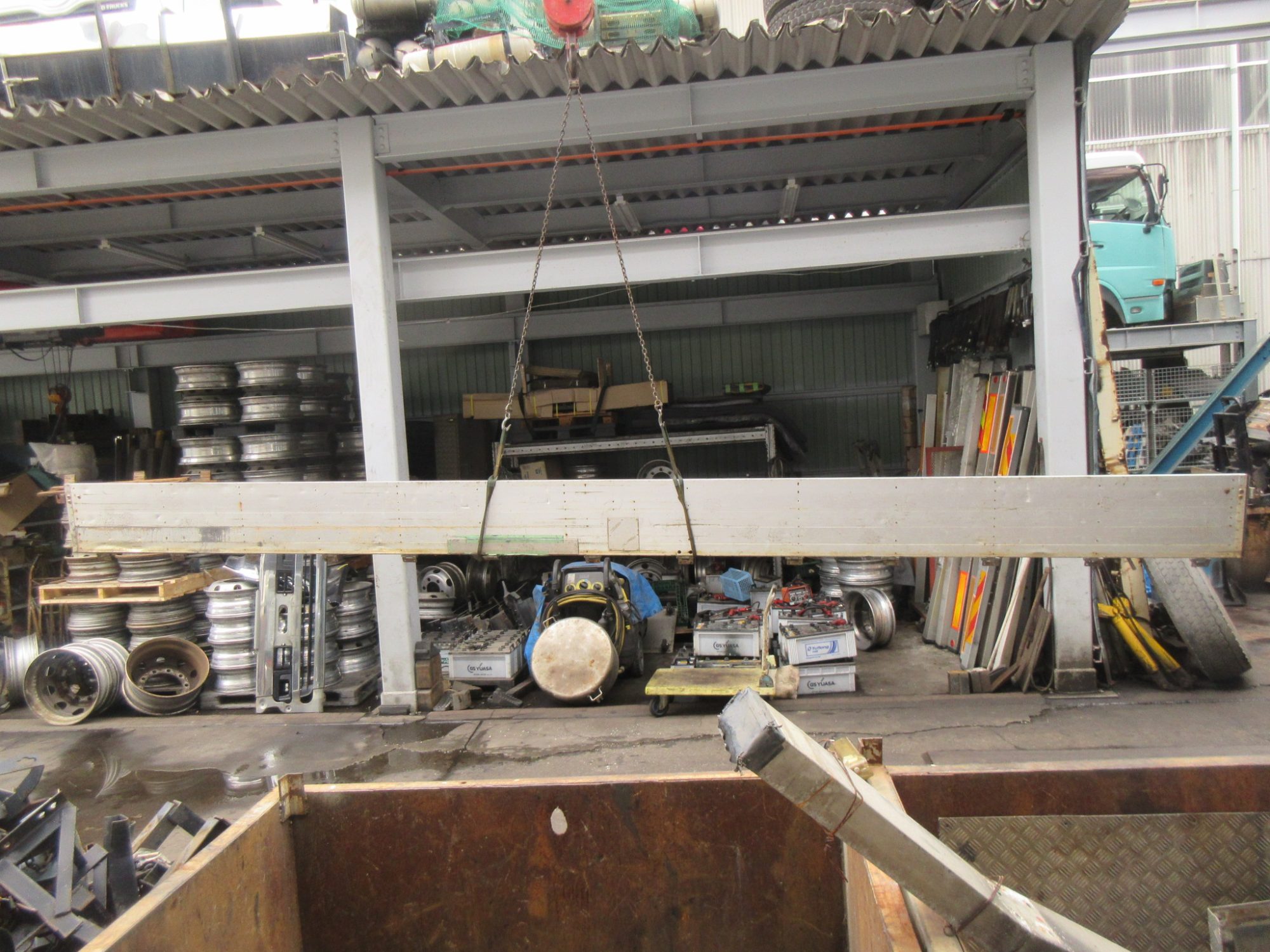 4軸低床用 アルミ煽り 5方開用