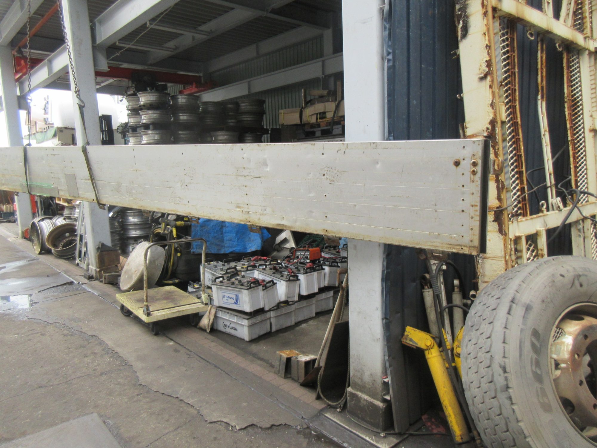 4軸低床用 アルミ煽り 5方開用