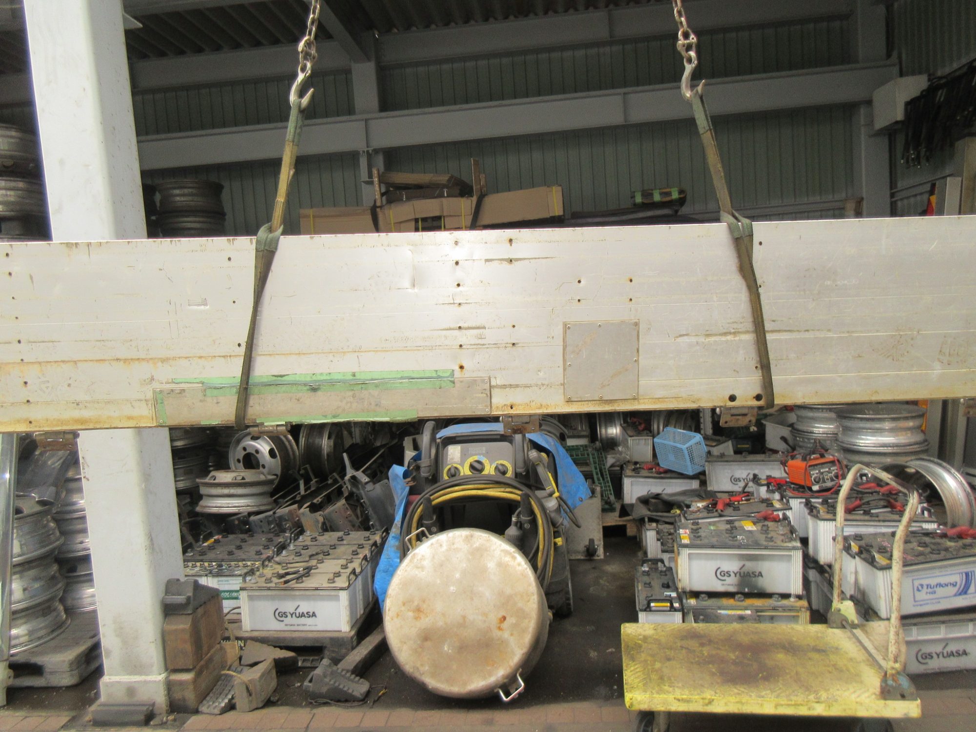 4軸低床用 アルミ煽り 5方開用