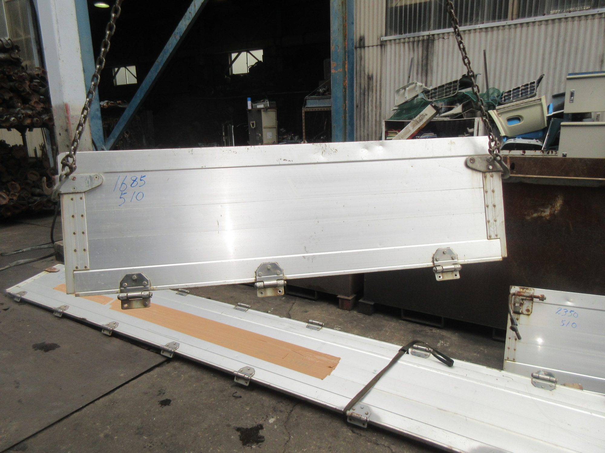 4軸低床用 アルミ煽り 5方開用