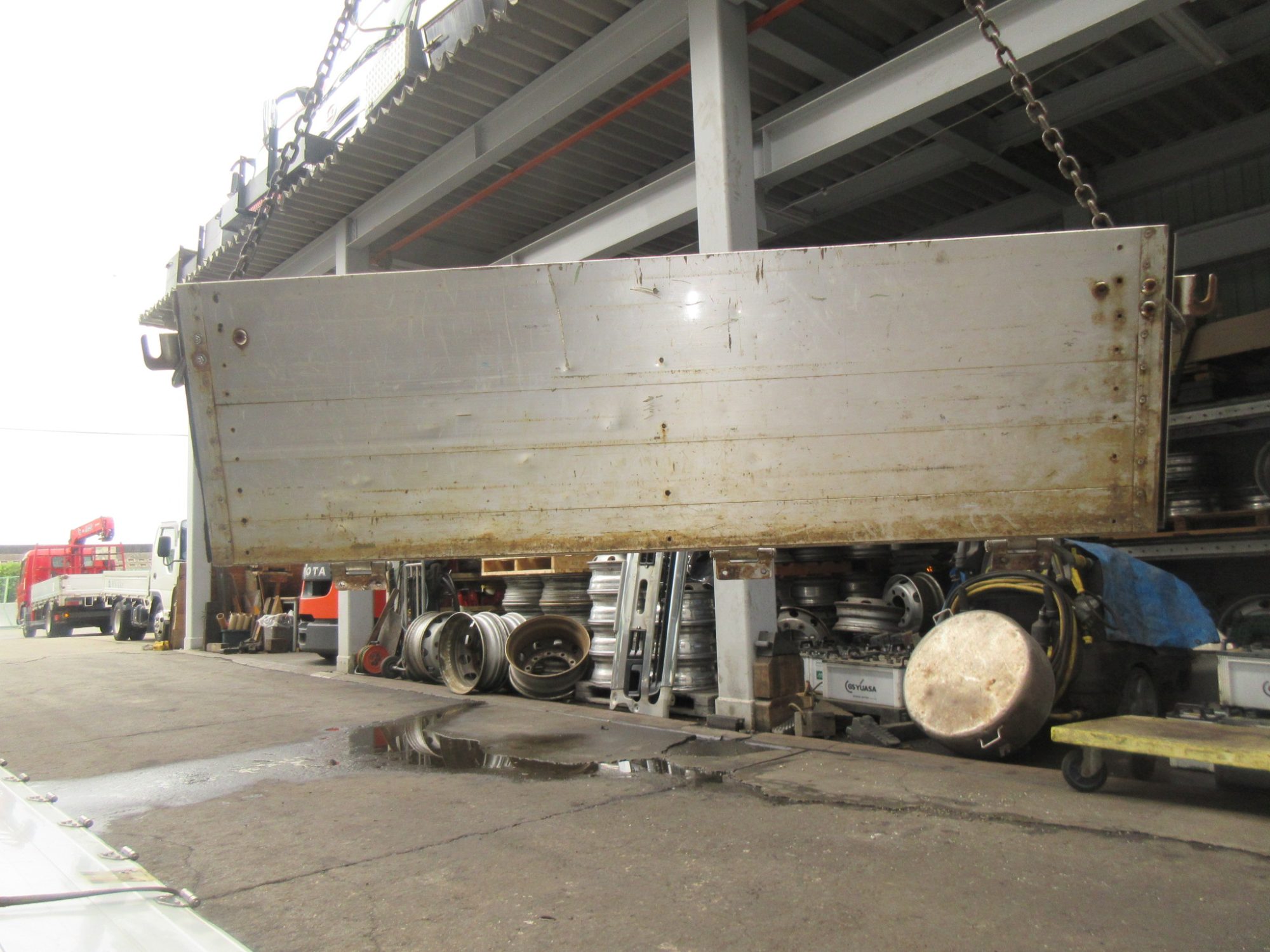 4軸低床用 アルミ煽り 5方開用