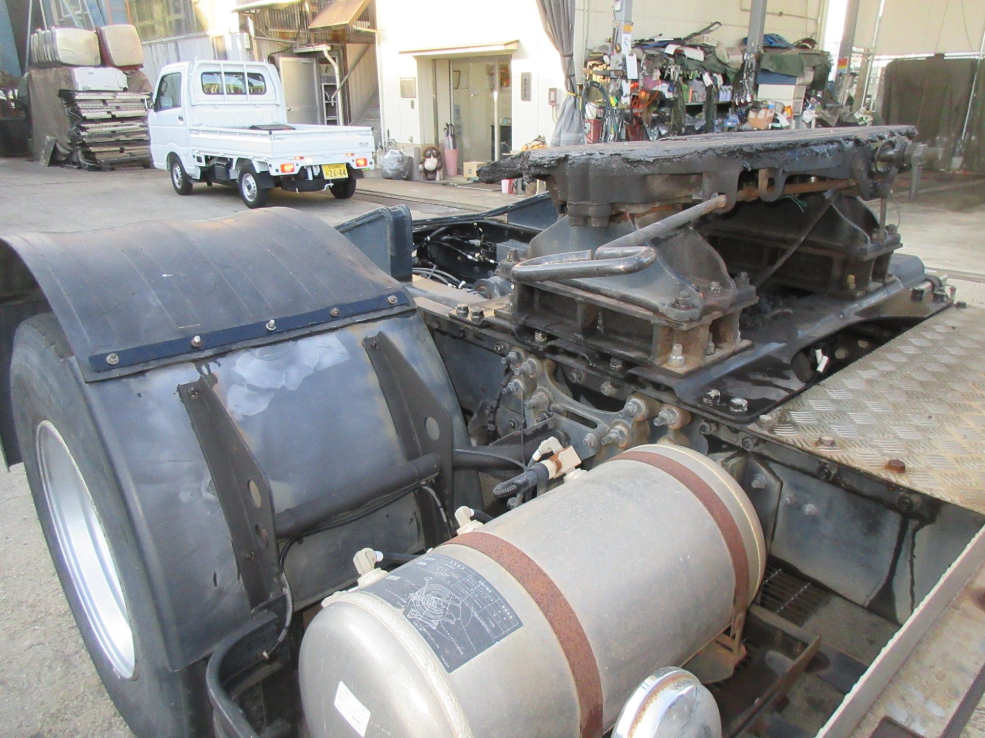 カプラ地上高138cm プレート付11.5トンマニュアルトラクタ