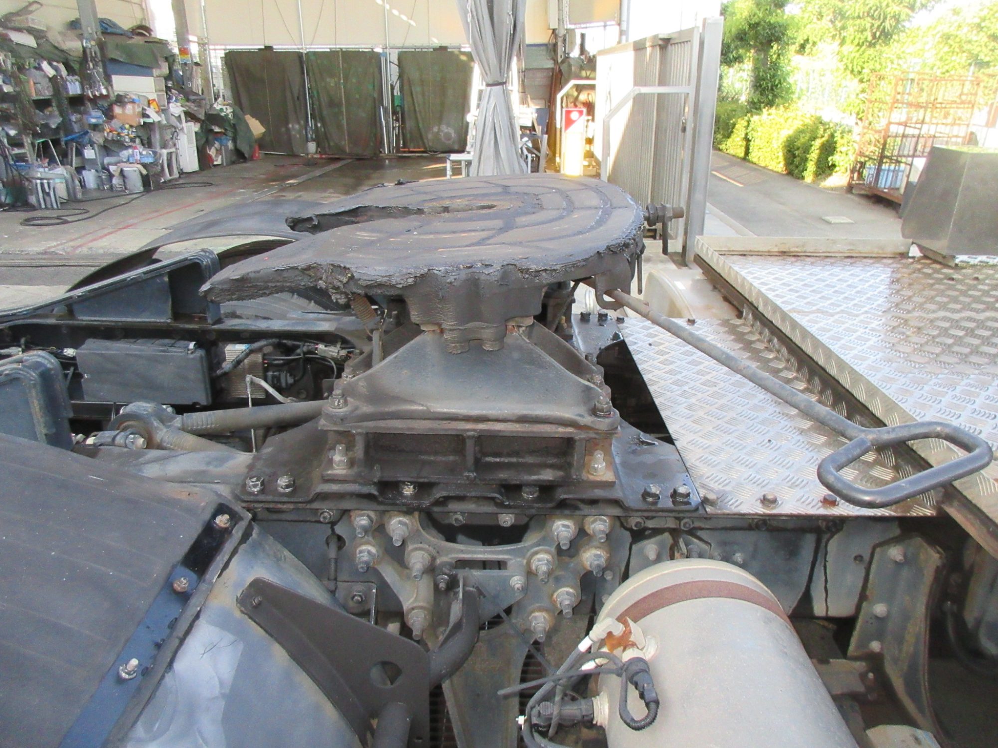 カプラ地上高138cm プレート付11.5トンマニュアルトラクタ