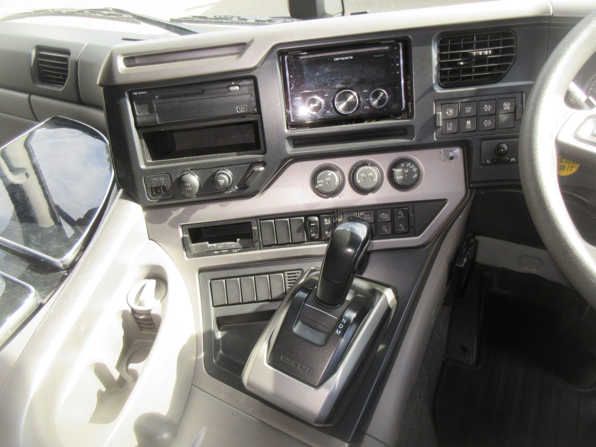 プレート付4軸低床アルミウイング格納パワーゲート