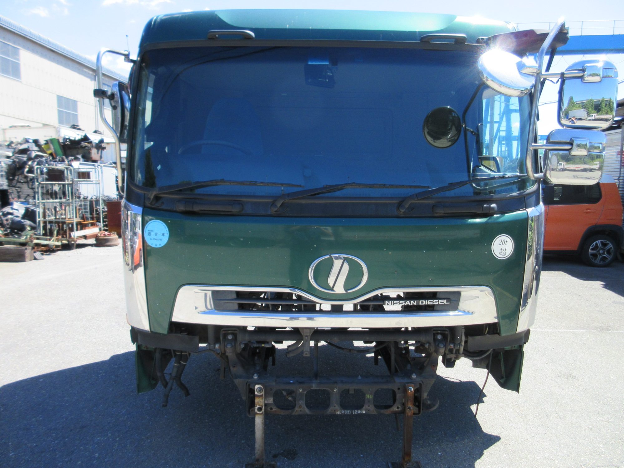 キャビン　クオン　ADG-CV2YL　マニュアル　ロールーフ